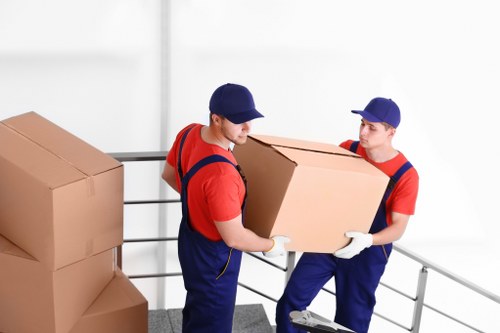 Business relocation logistics and packing materials for Aldwych offices