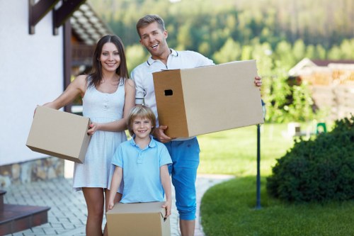 Removal team planning a home move in Aldwych near central London streets