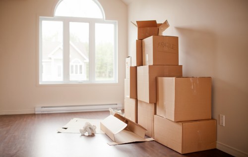 Loading and transport planning for a commercial move in Aldwych