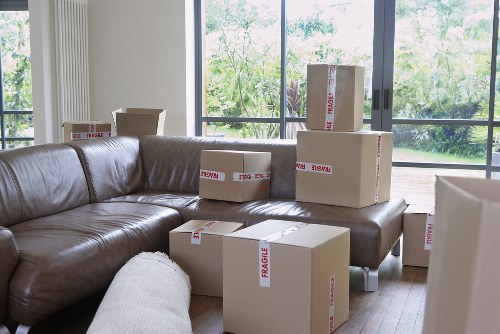 Professional packing of household items for a central London relocation
