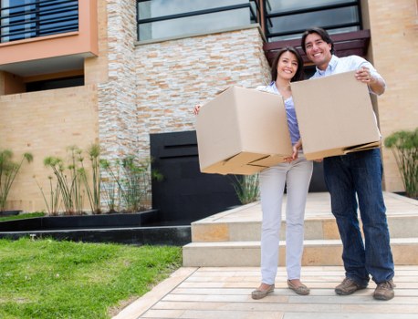 Checklist and packing materials prepared for a home move in Aldwych